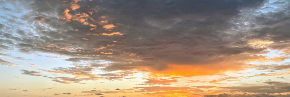 Sunset from La Punta in Puerto Escondido, Mexico