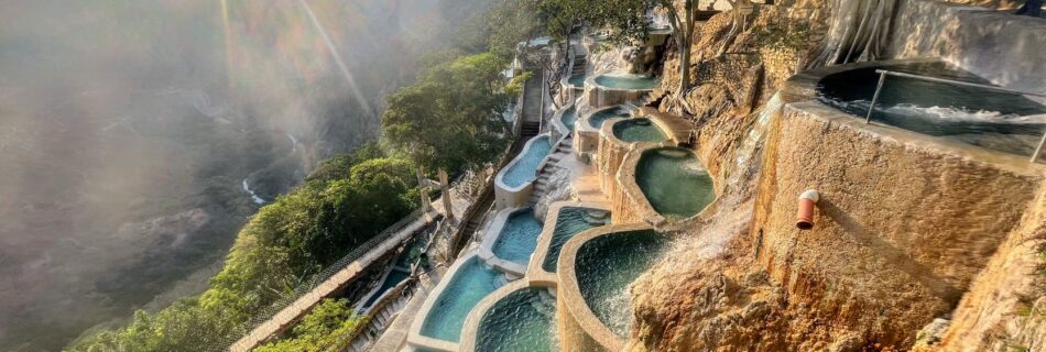 Hotspring pools at Grutas de Tolantongo