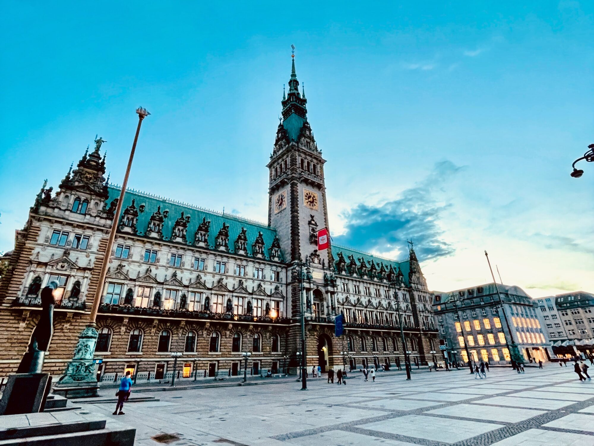 Hamburg Rathaus in Germany