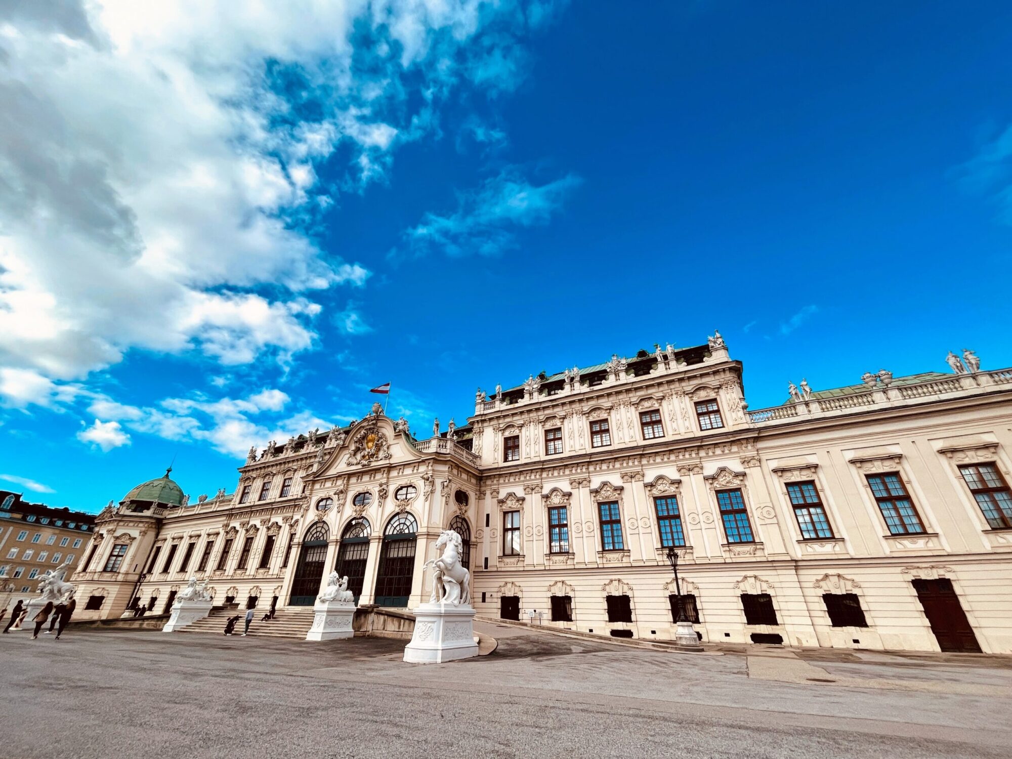 Belvedere Palace in Vienna, Austria