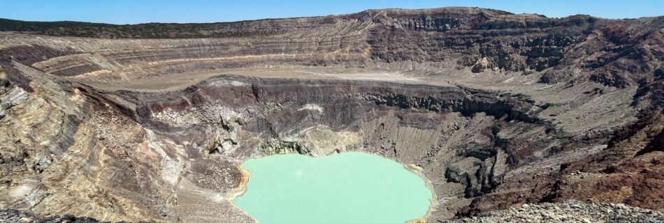 Crater Lake in Santa Ana Volcano in El Salvador