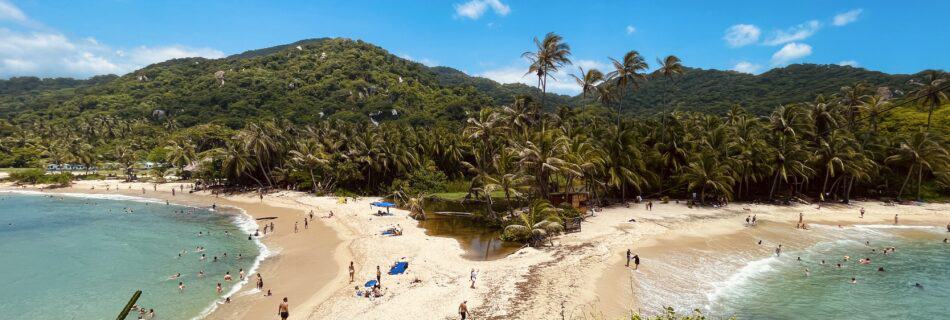 Cabo San Juan beach in Parque Tayrona in Colombia